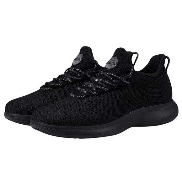 Snibbs Womens Orbit Work Sneakers US 8.5 EU 40 Black Soft Toe Shoe NIB - Picture 1 of 13